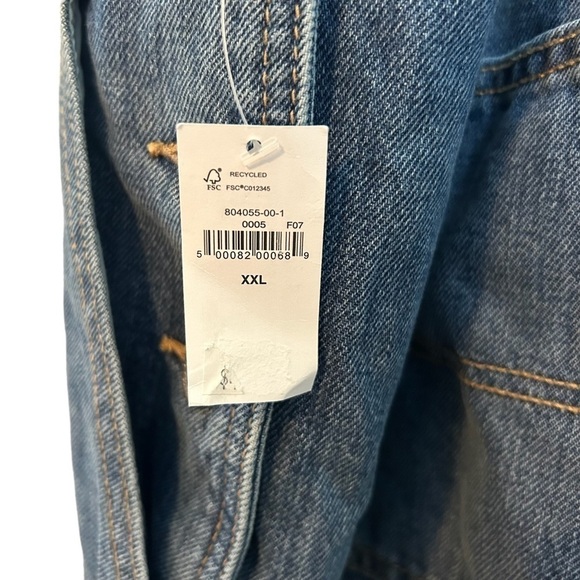 Old Navy Denim Overall Shorts XXL - Picture 13 of 16